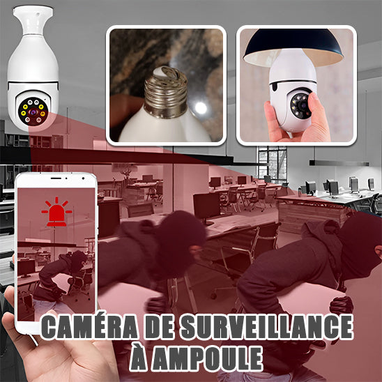 Caméra de surveillance à Ampoule 360 Degrés