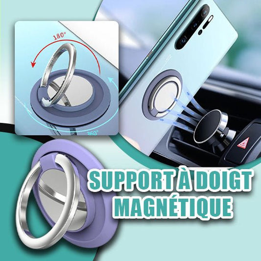 Support téléphone à doigt magnétique - IrnaTech